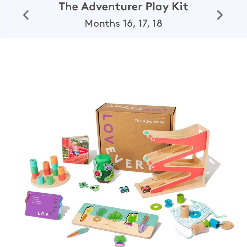 Lovevery playkit 16, 17, 18 months